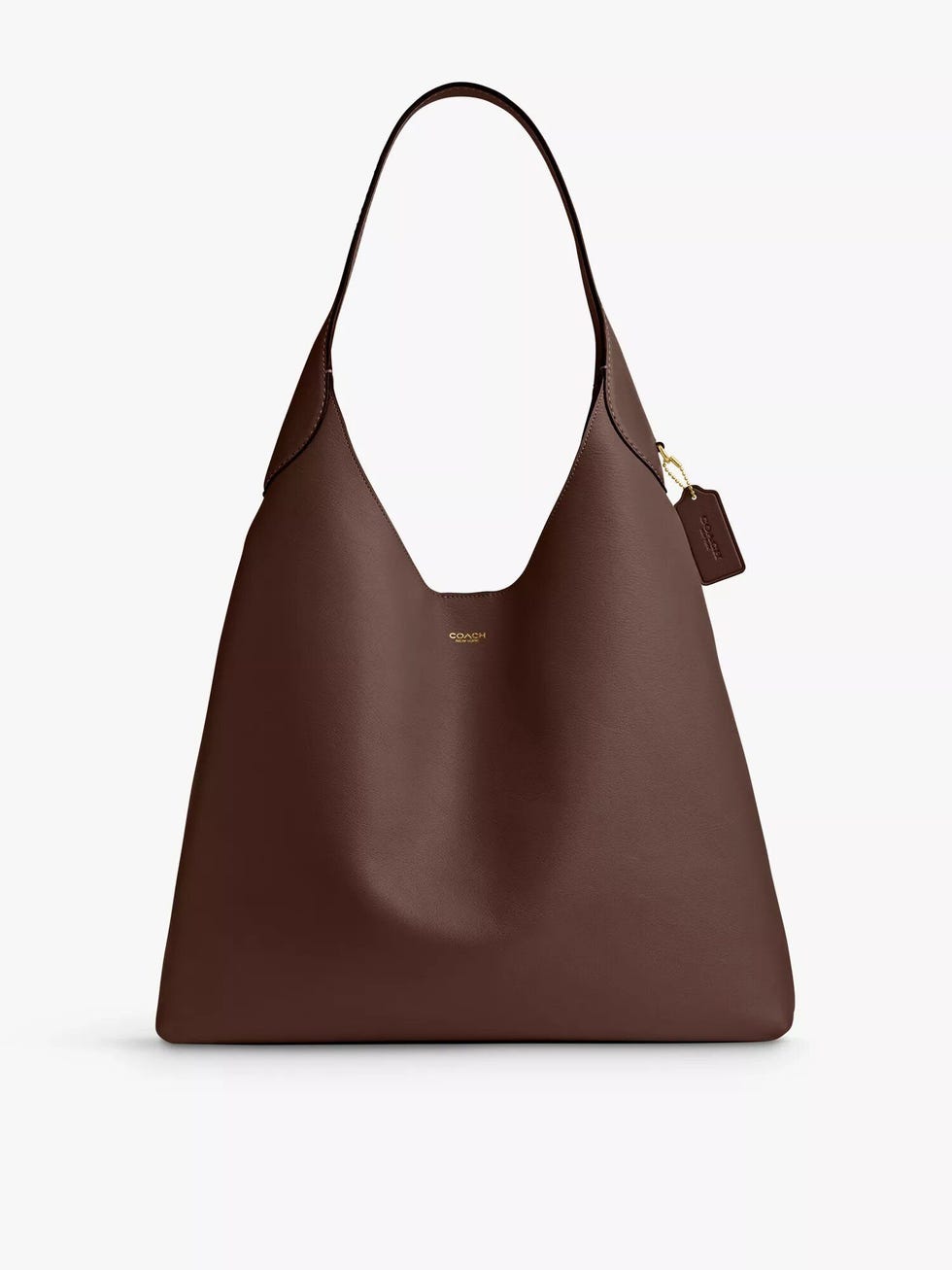 Brooklyn Branded Leather Shoulder Bag