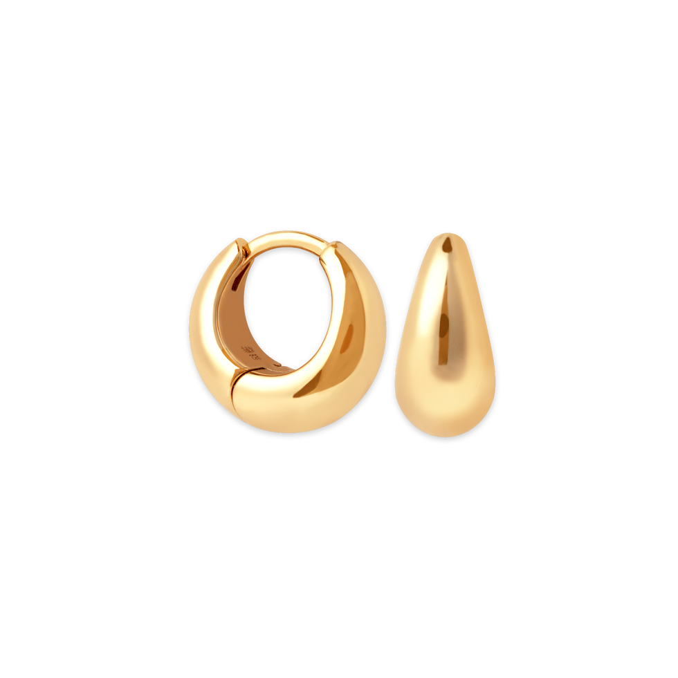 Dome Huggies in Gold