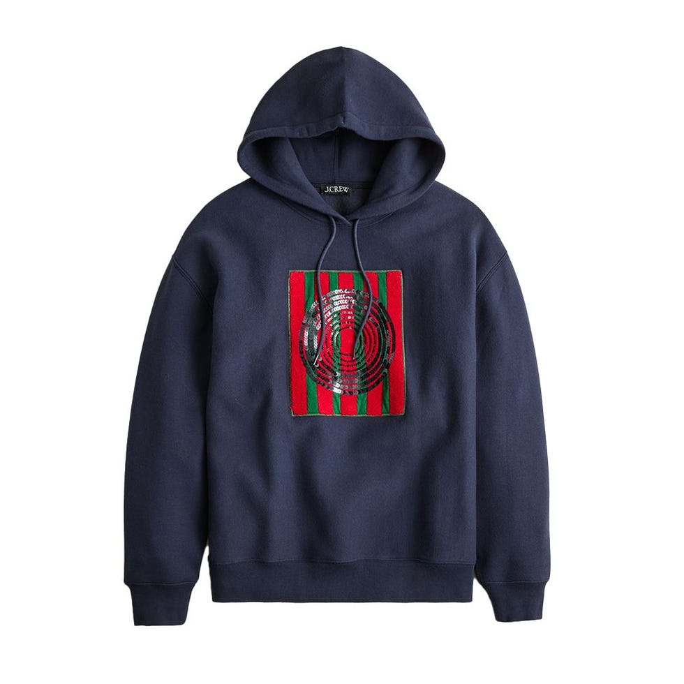 Christopher John Rogers X J.Crew fleece hoodie