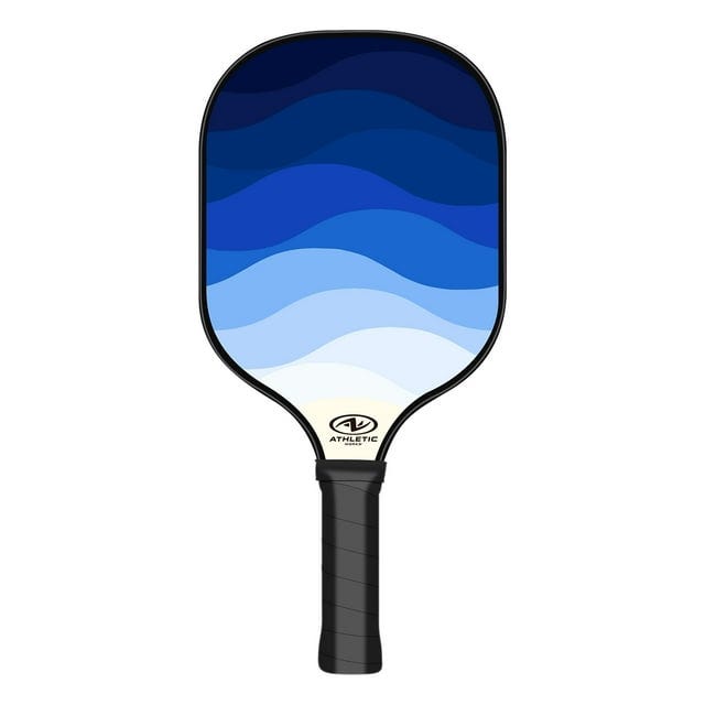 Fiberglass Pickleball Paddle in Blue Wave