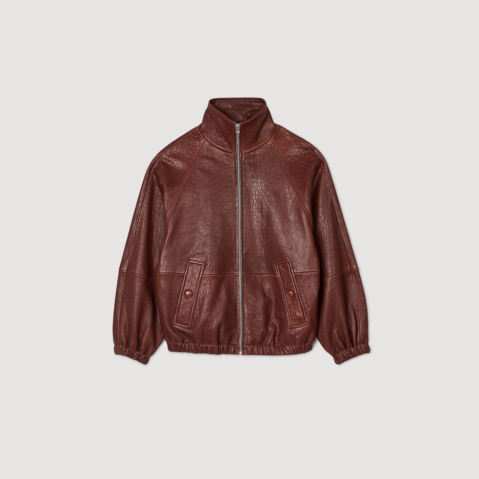Oversized Leather Jacket