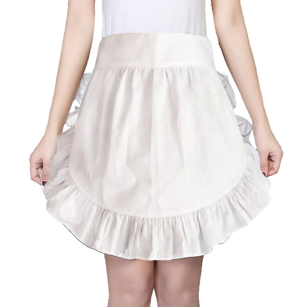 Ruffled Adjustable Apron
