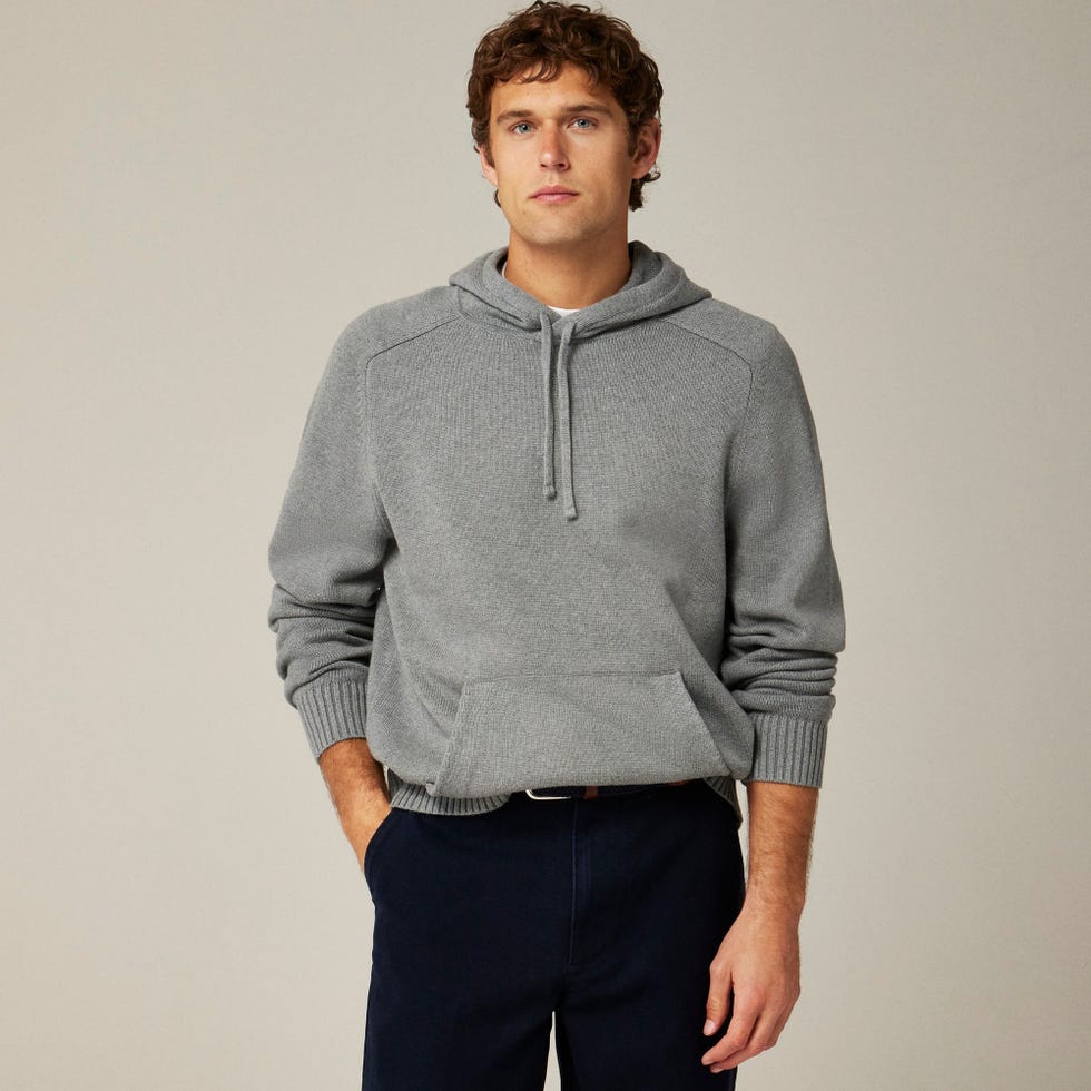 Heritage cotton hooded sweater