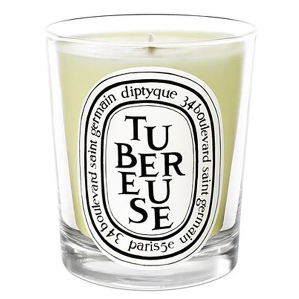 Diptyque Tubereuse Candle-6.5 oz., White (11033u), scented