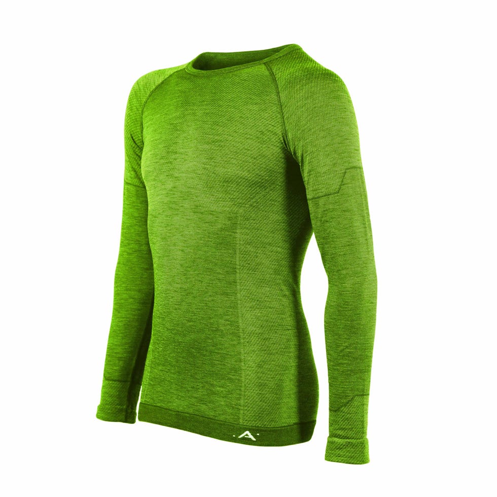 Risalti Maglia Termica Uomo e Donna Lana Merino - Intimo Termico Unisex Manica Lunga Traspirante - Abbigliamento Termico Invernale Senza Cuciture - Made in Italy