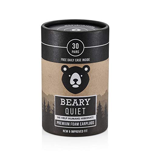 Beary Quiet 30 Pairs Soft Foam Earplugs 