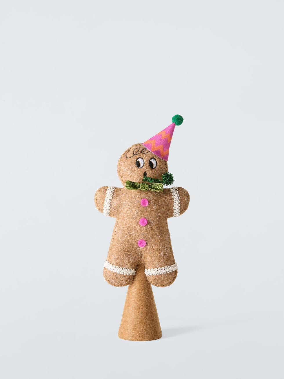 Sugar & Spice Gingerbread Man Felt Tree Topper
