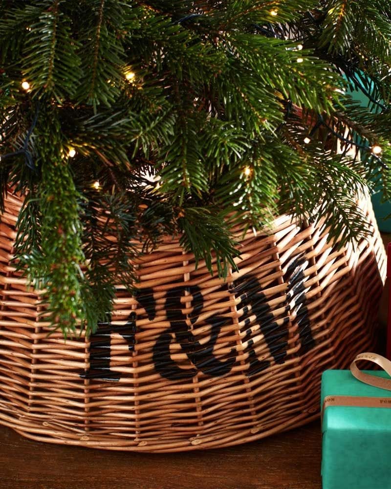 Wicker Christmas Tree Skirt