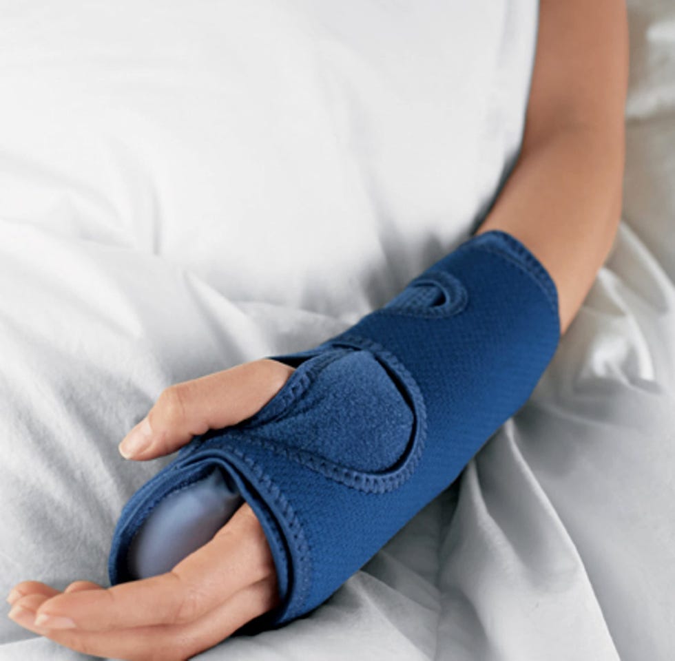 Wrist sleep support at night