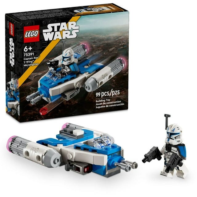 Star Wars: The Clone Wars Captain Rex Y-Wing Microfighter Building Set