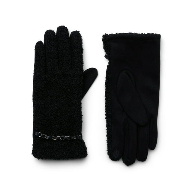 Lightweight Faux Shearling Winter Gloves