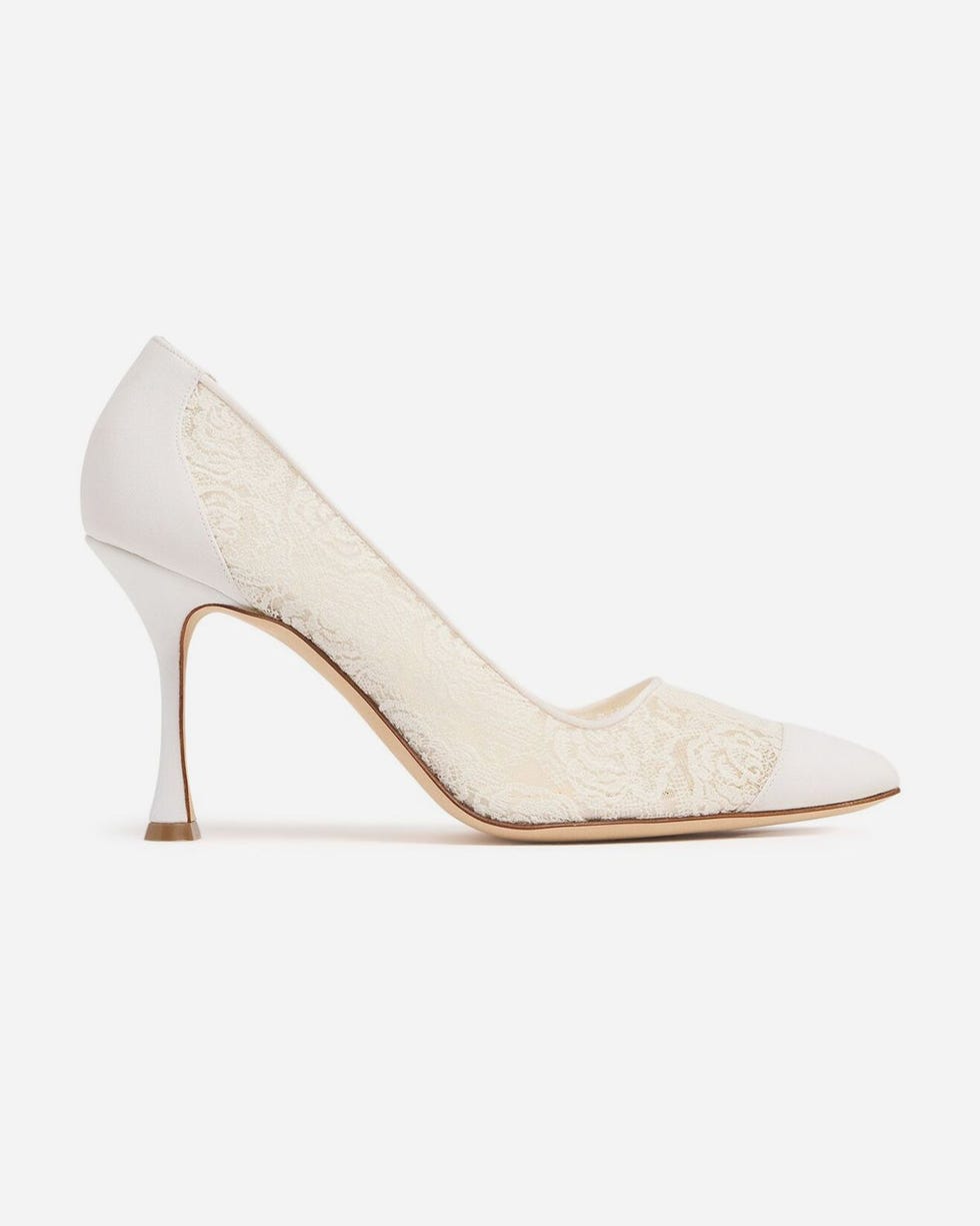 Sololaria Lace Pumps