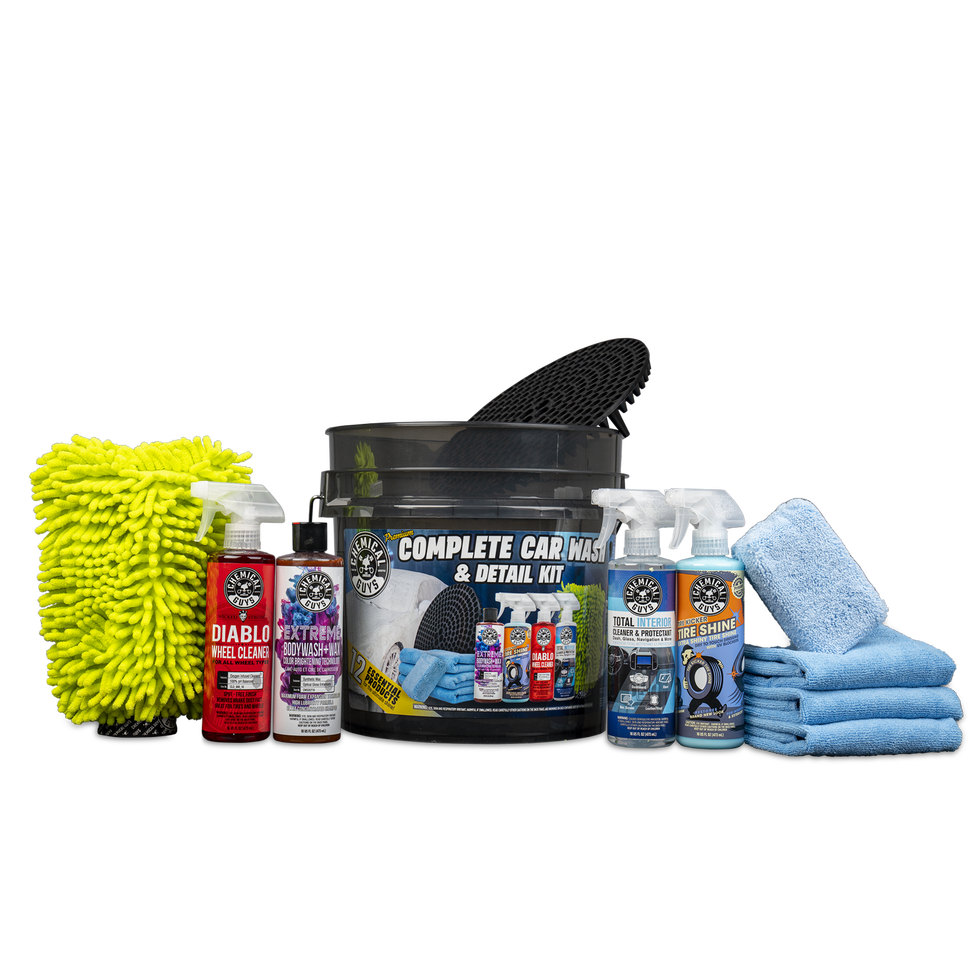 Premium Complete Car Wash & Detail Kit