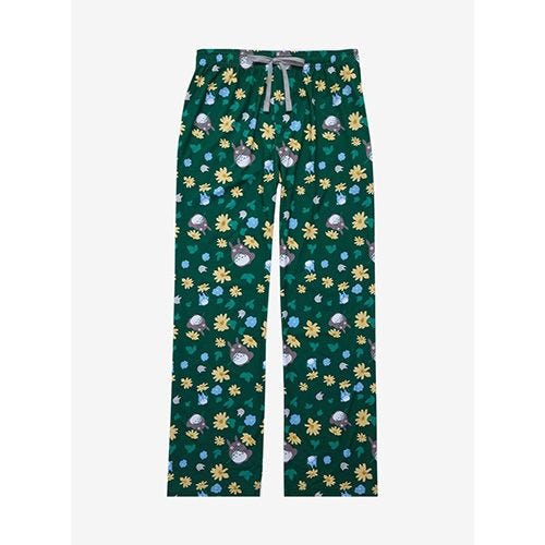 Totoro Floral Allover Print Sleep Pants