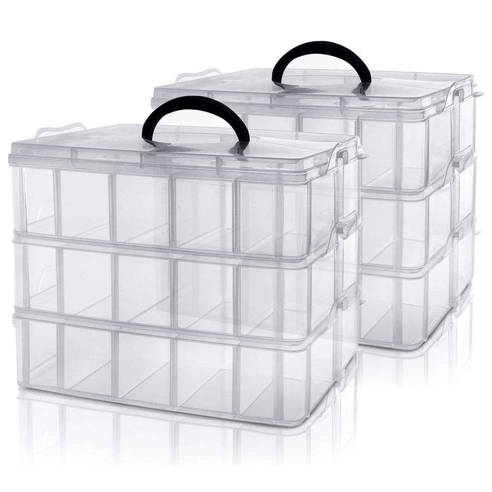 Kurtzy 3-Tier Craft Storage Box