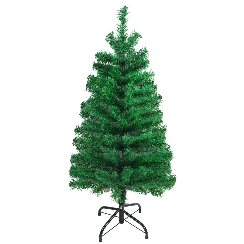 3-Foot Artificial Christmas Tree With Metal Stand