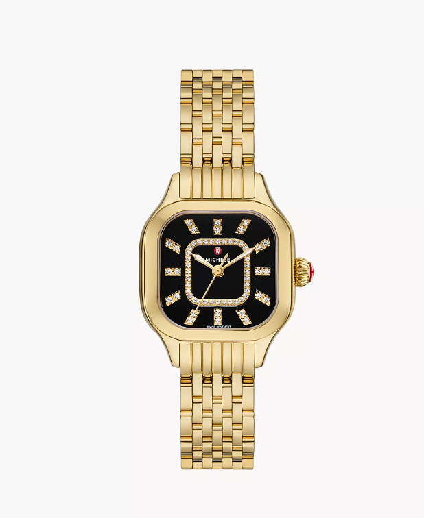 Meggie 18K Gold-Plated Diamond Watch