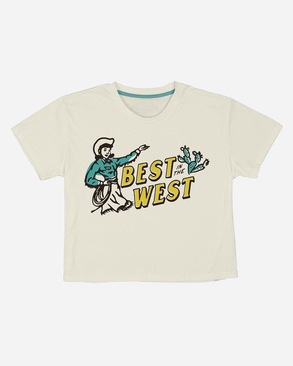 Best In The West Crop Tee