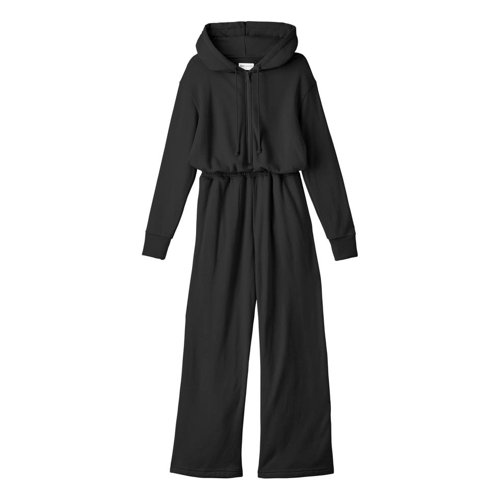 Manifester Super Soft Brushed Fleece Black Jumpsuit