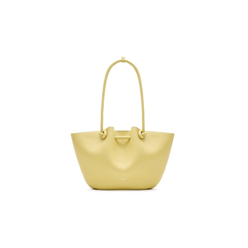 Chelsea Yellow Leather Tote Bag