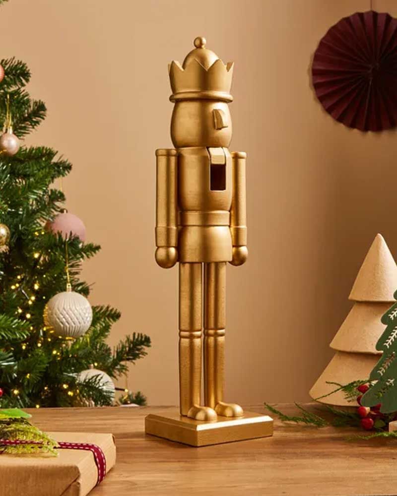 Gold nutcracker