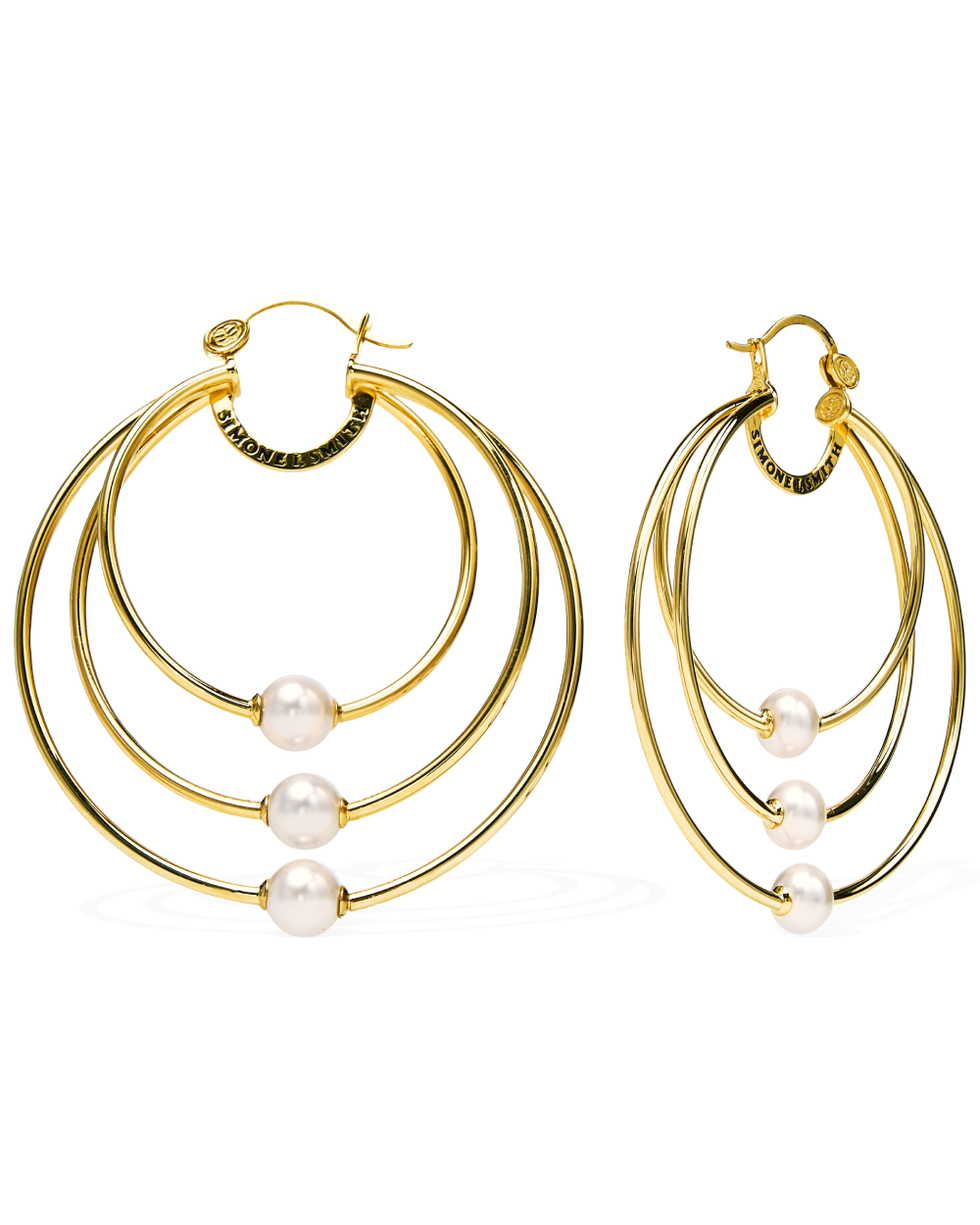 Lady of Serenity Hoop Earrings