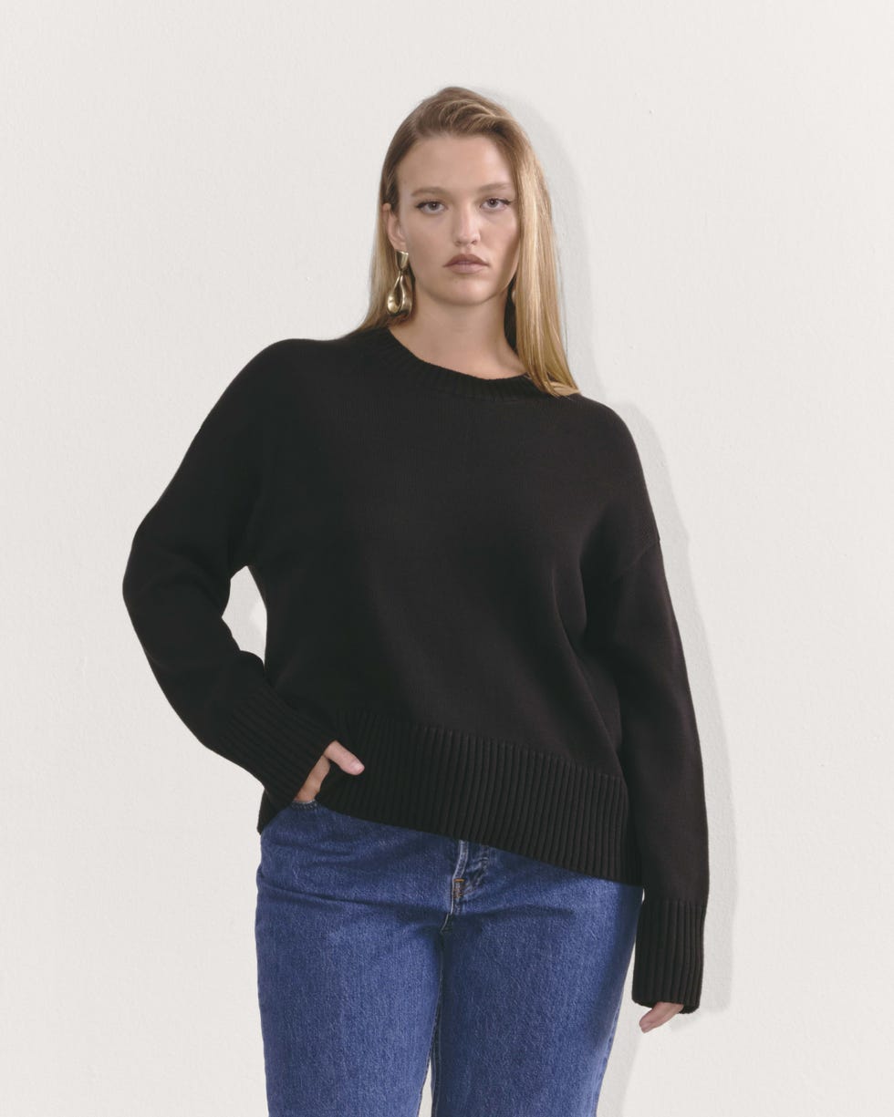 The Boxy Sweater in Everyday Cotton