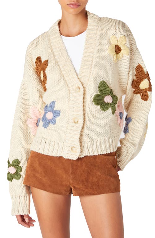 Flower Cardigan in Sweet Soul