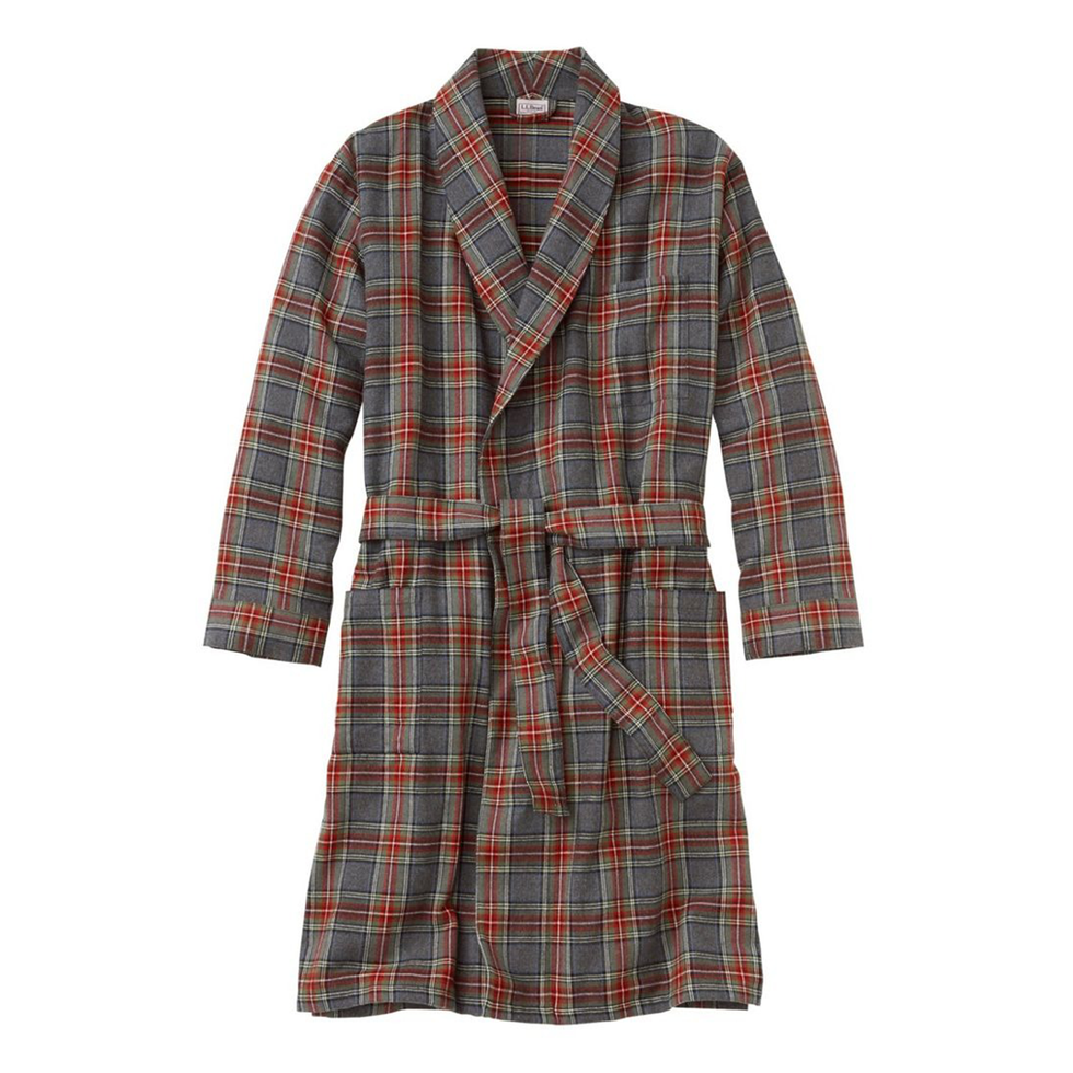 Scotch Plaid Flannel Robe