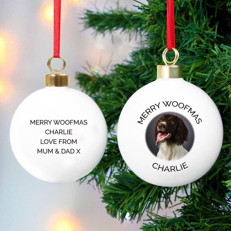 Personalised Photo Upload Christmas Bauble
