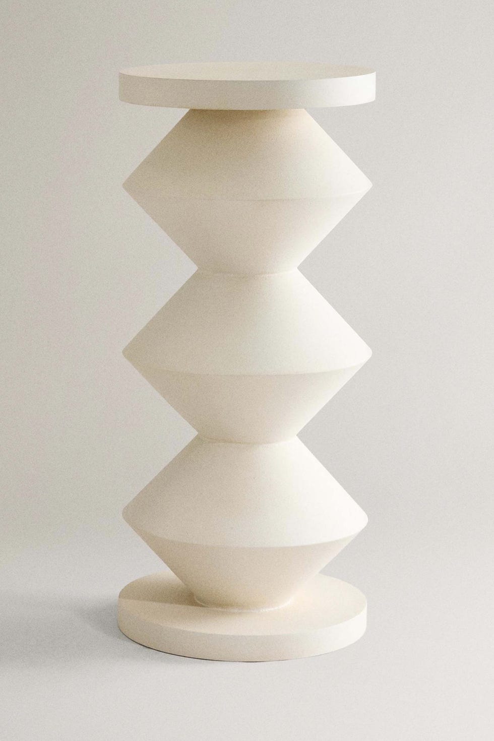 Cement side table