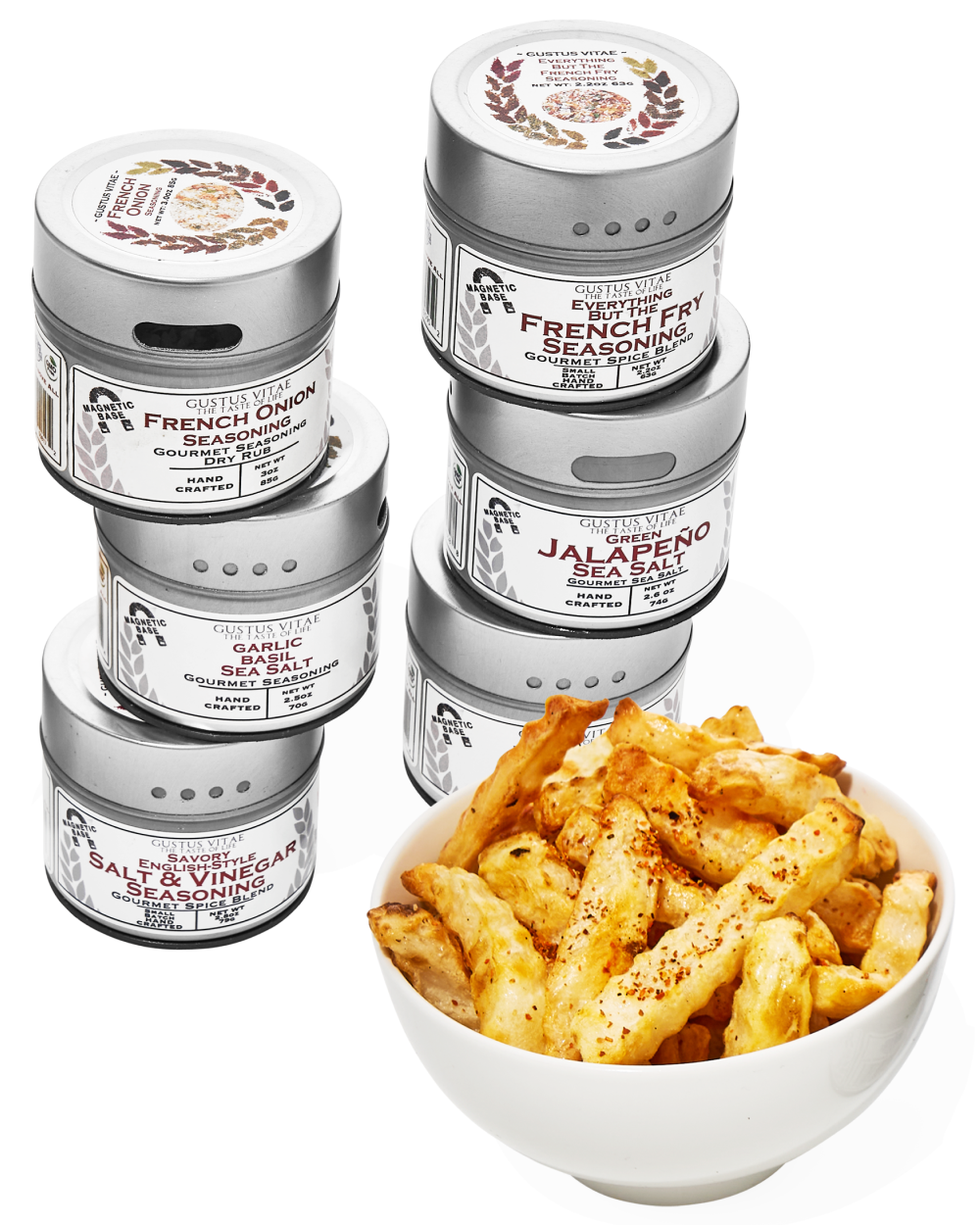 Gourmet french fries Condiment set, 6 pcs