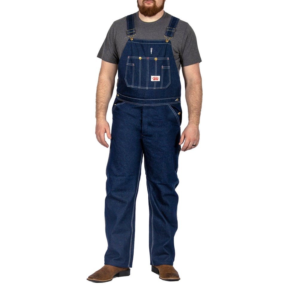 966 Rigid Denim Work Overalls