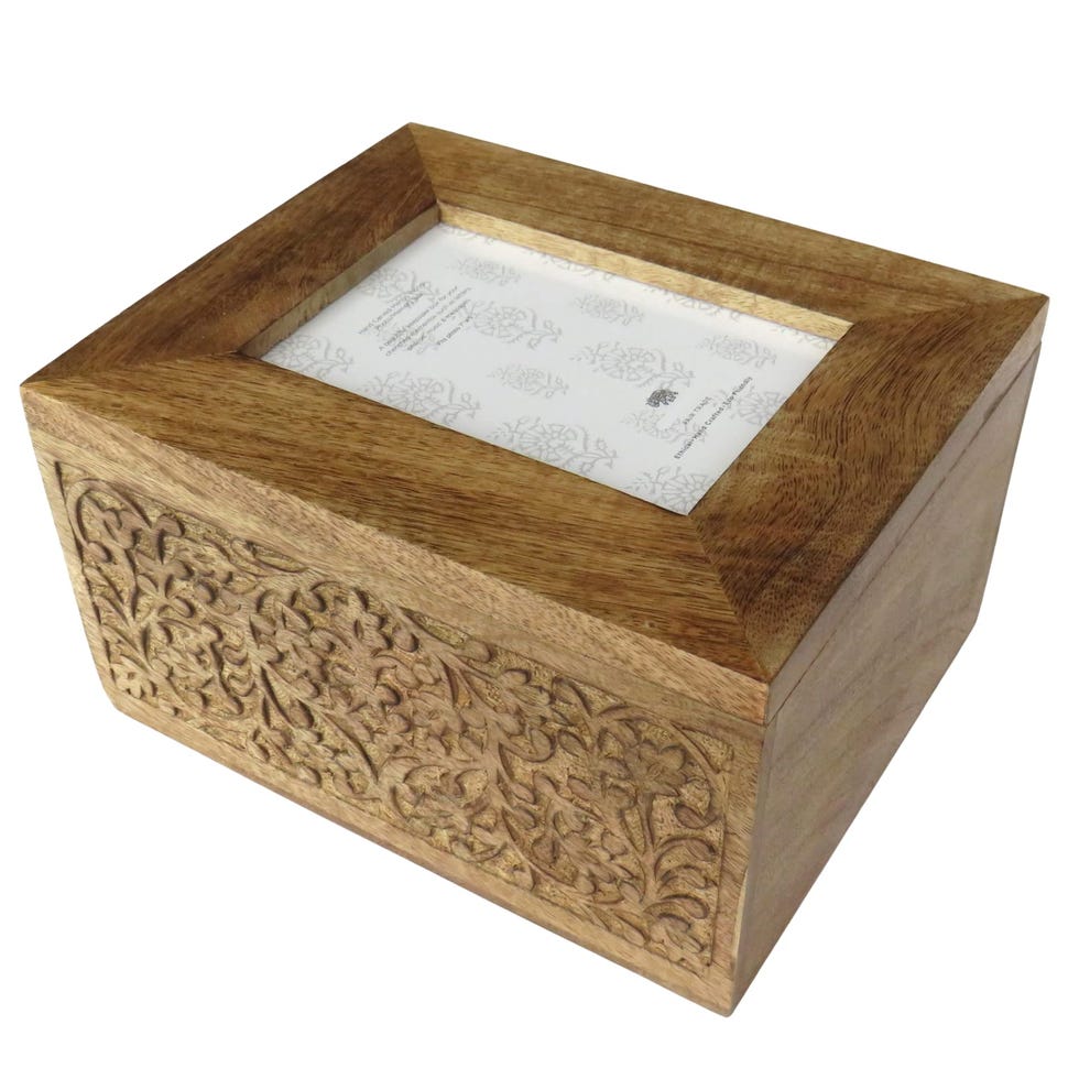 Purity Style Large Wooden Memory Keepsake Box