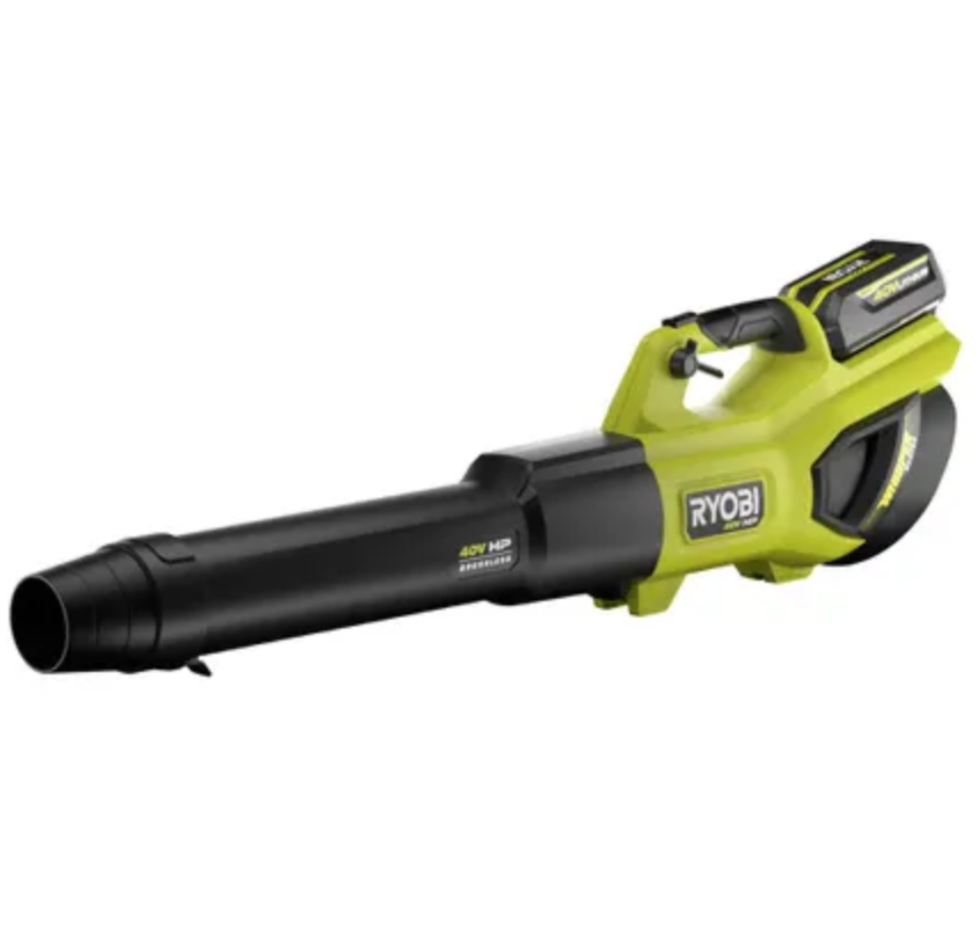 40V Whisper Series Cordless Leaf Blower with Battery and Charger