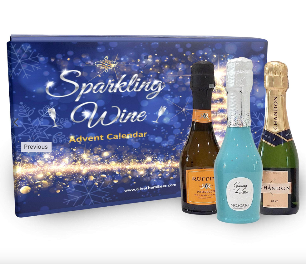 Sparkling wine advent calendar