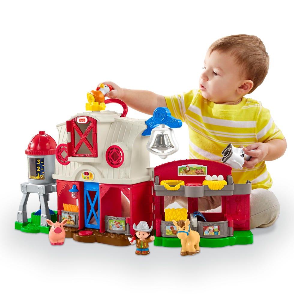 Little People Caring for Animals Farm