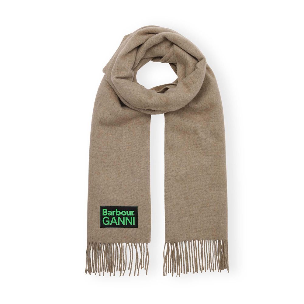 【関税&送料込】Barbour X Ganni Barbour Wool Scarf X Ganni 【関税&送料込】Barbour X Ganni Scarf Ganni Barbour Wool X