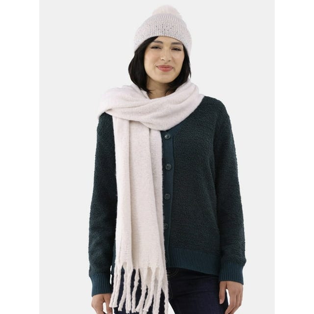 Women's Beret and Winter Scarf Set