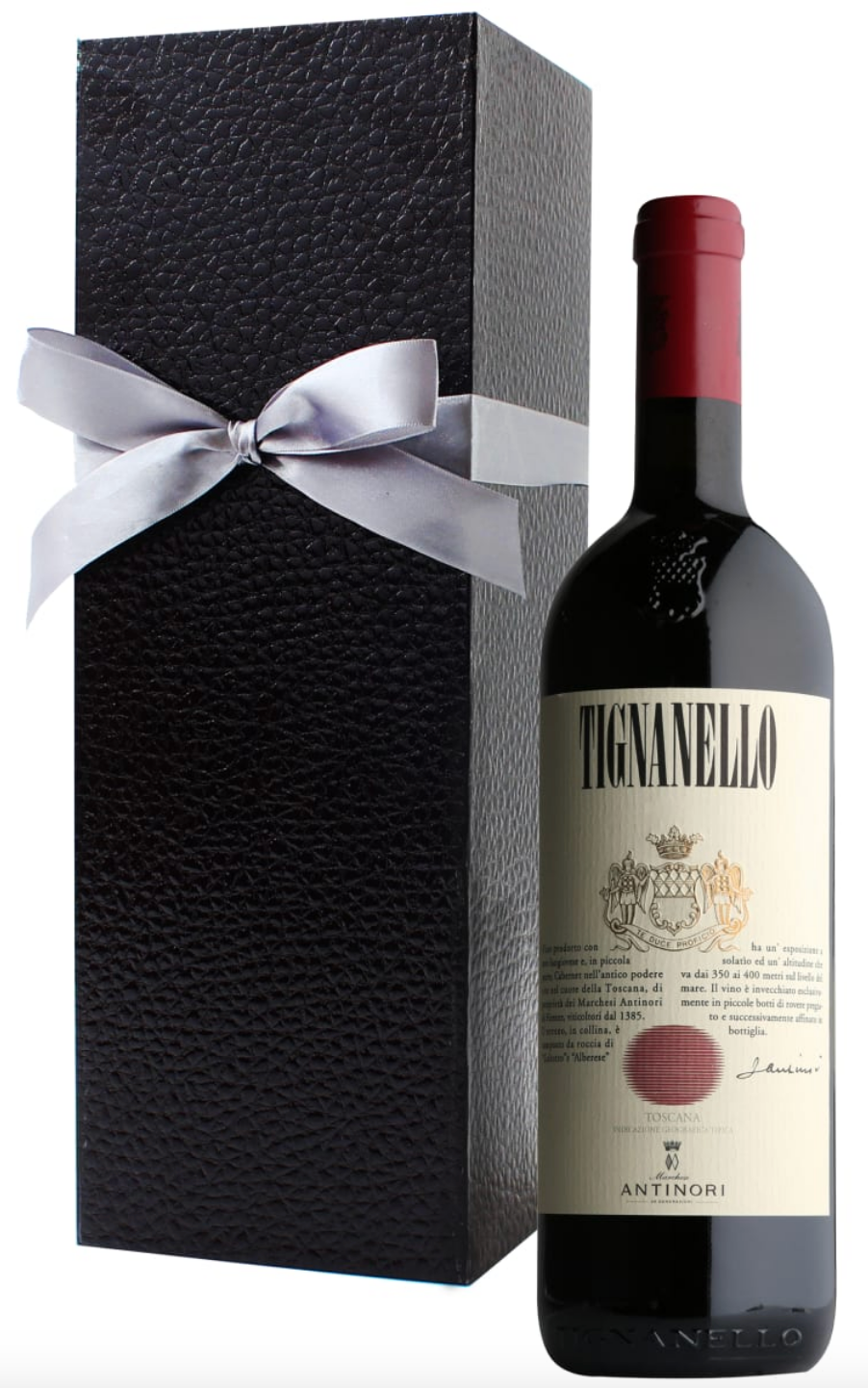 Antinori Tignanello with the Black Gift Box