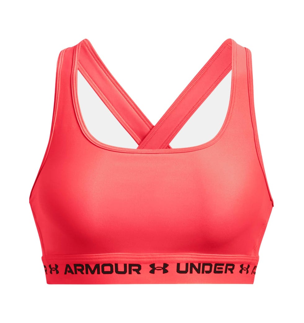 Womens Crossback Mid Impact Sports Bra