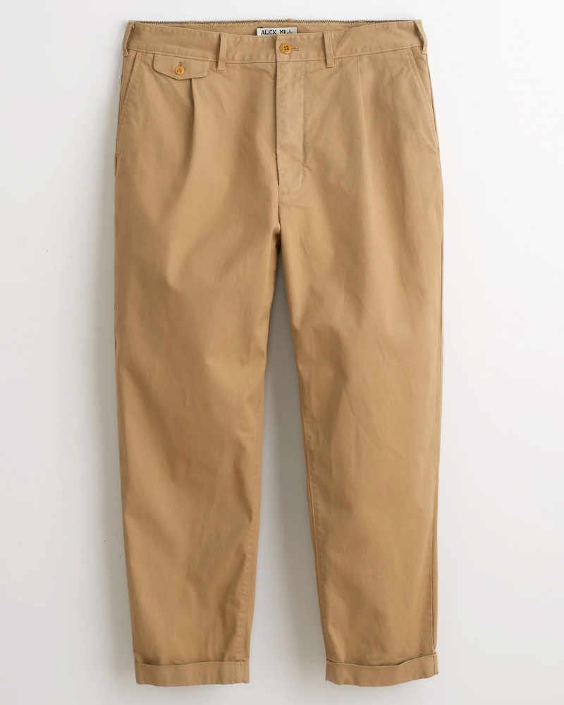 Standard Pleated Pants in Chino