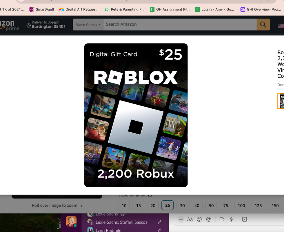 Digital Gift Code for Robux