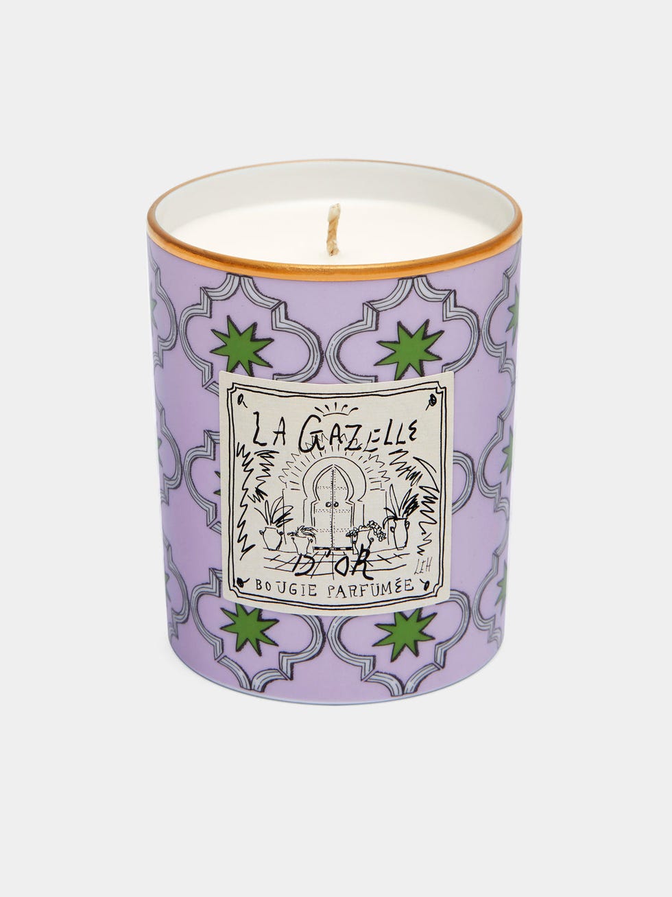 Ginori 1735 Profumi Luchino La Gazelle D'or Porcelain Candle