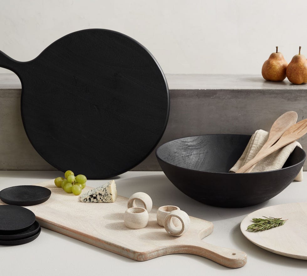 Chateau Wood Handcrafted Round Cheese Board