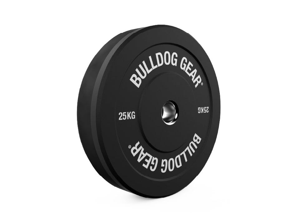 Home Gym Black Rubber Bumper Plates