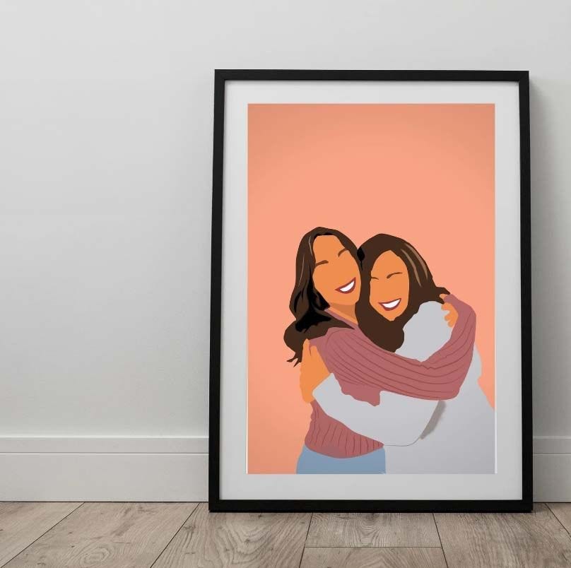Custom Best Friend Portrait, from £5.08