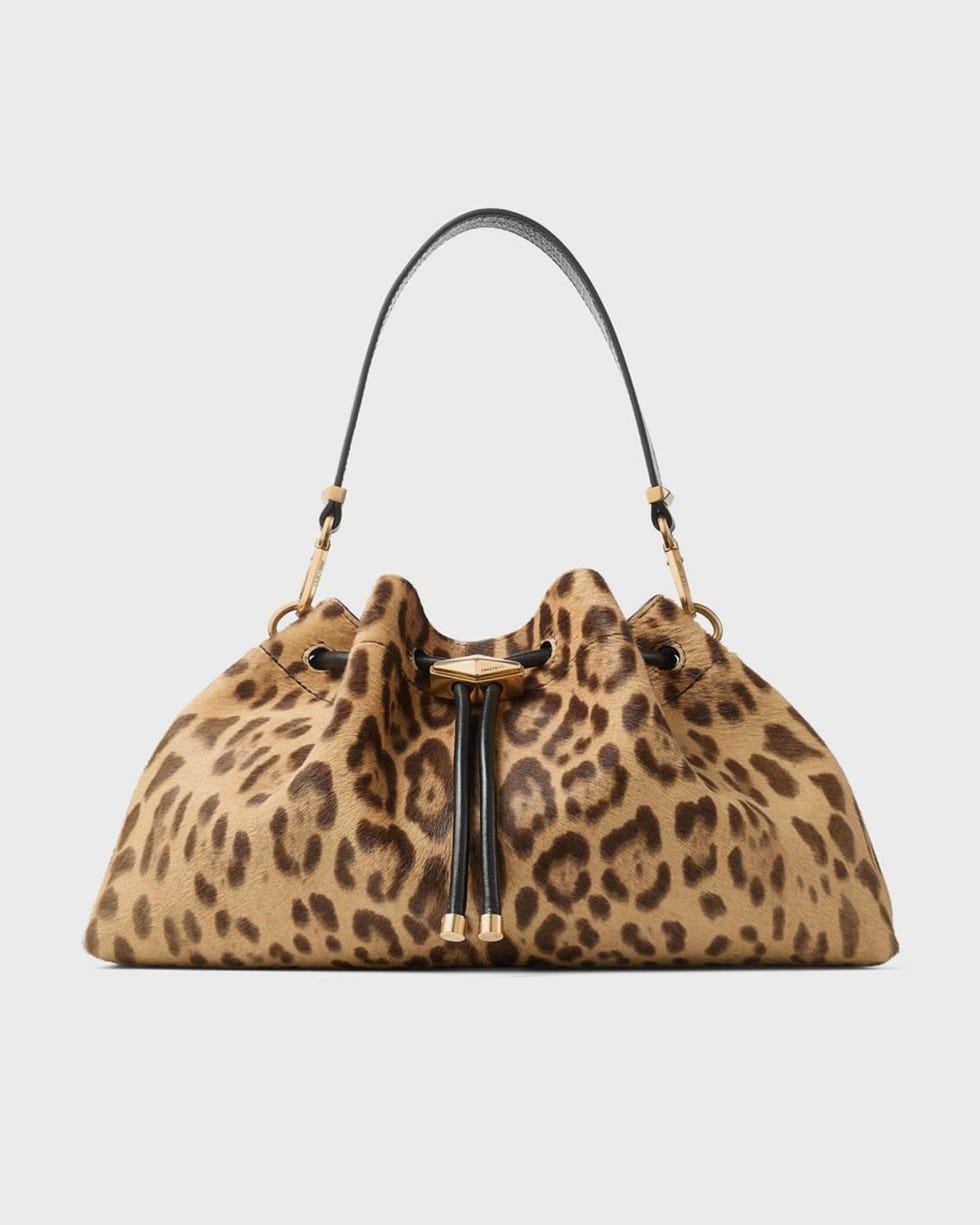 Leopard Cinch Bag