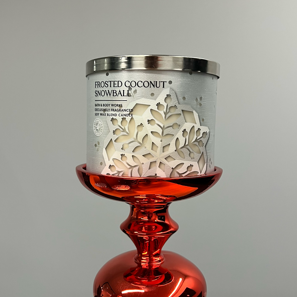 Frosted Coconut Snowball 3-Wick Candle