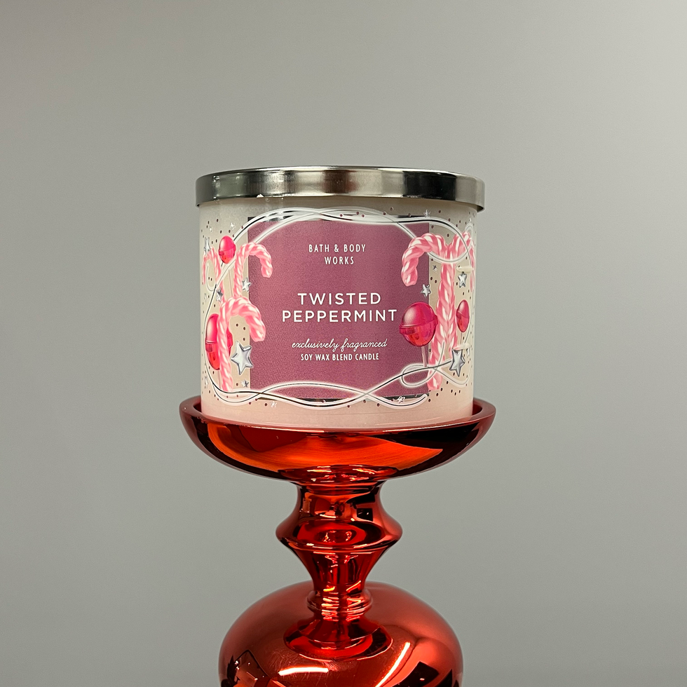 Twisted Peppermint 3-Wick Candle